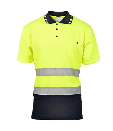 KOSZULKA OSTRZEGAWCZA POLO BRIXTON FLASH ŻÓŁTA
