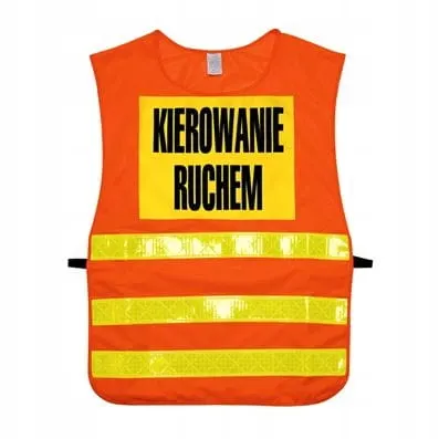 KAMIZELKA DO KIEROWANIA RUCHEM NARZUTKA KOSZULKA