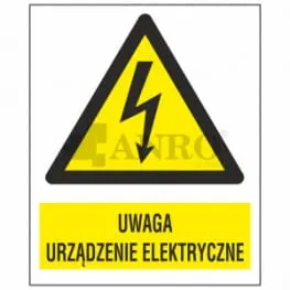UWAGA! URZĄDZENIA ELEKTRYCZNE PVC 10EOA/Q3/P