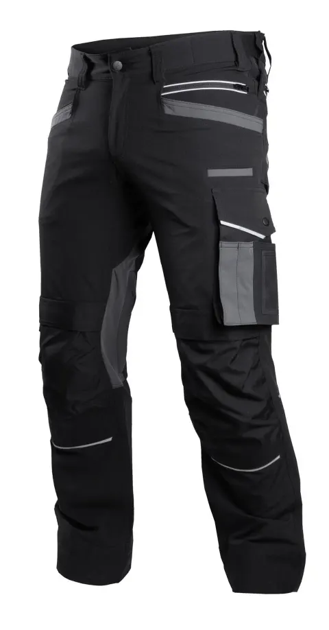 Spodnie robocze PROFESSIONAL STRETCH LINE BLACK STALCO