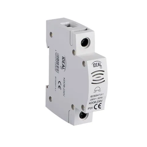 Dzwonek elektryczny na szynę KDOB-230V TH35 1M