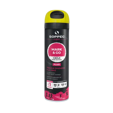 FARBA GEODEZYJNA SPRAY SOPPEC MARK & GO ŻÓŁTY