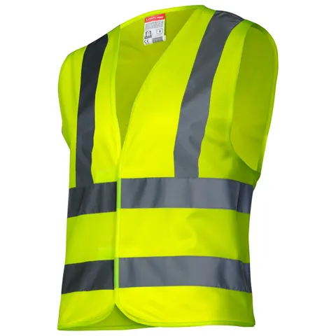 KAMIZELKA OSTRZEGAWCZA 4 PASY ŻÓŁTA L41322