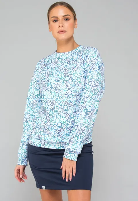 BLUZA MEDYCZNA DAMSKA ELDAN LEILA D31 ZĄBKI
