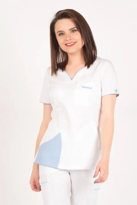 BLUZA MEDYCZNA LENA SPAWEAR BIAŁA