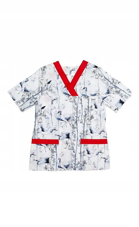Bluza medyczna damska w łabędzie M-074G MARTEX