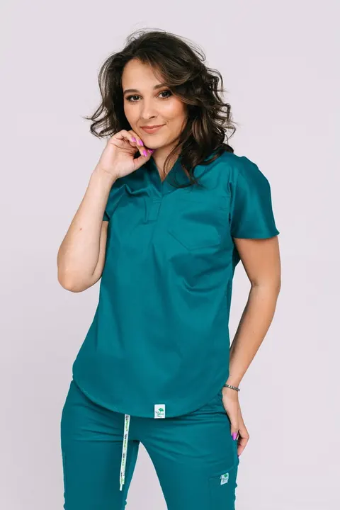 Bluza medyczna damska SpaWear Sonia morska