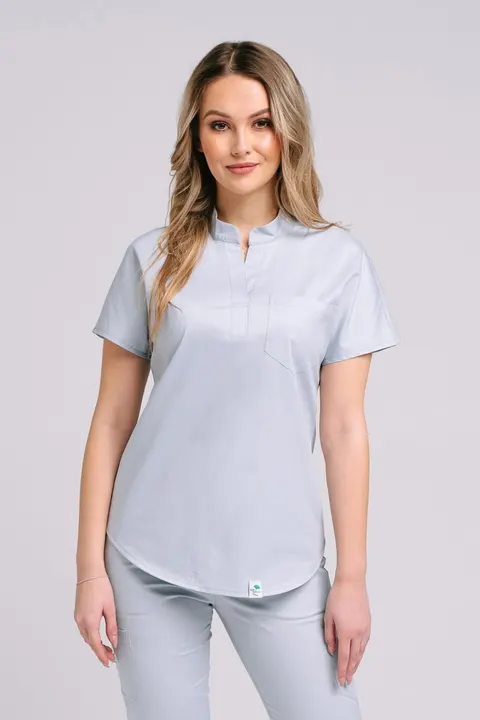 Bluza medyczna damska SpaWear Sonia jasny szary