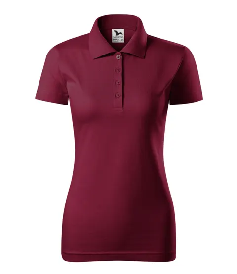 KOSZULKA POLO DAMSKA GARNET MALFINI Single Jersey 223