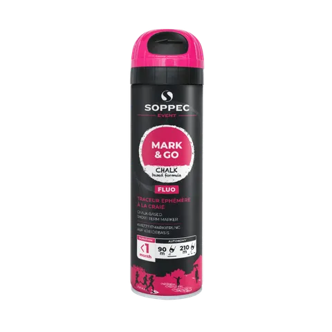 FARBA GEODEZYJNA SPRAY SOPPEC MARK & GO RÓŻOWY