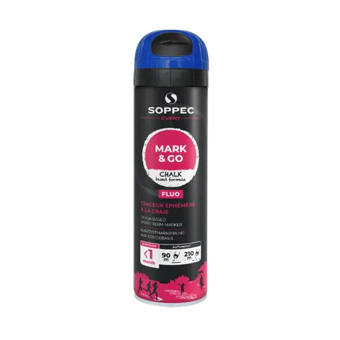 FARBA GEODEZYJNA SPRAY SOPPEC MARK & GO NIEBIESKI