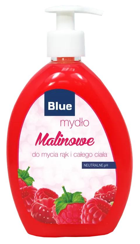 MYDŁO W PŁYNIE BLUE 500 ml Malinowe