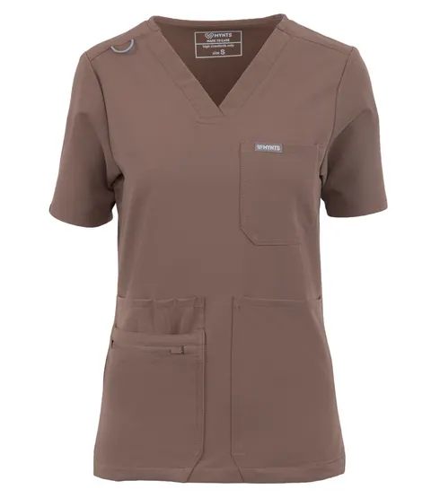 Bluza medyczna damska SCRUBS MYNTS CZEKOLADA