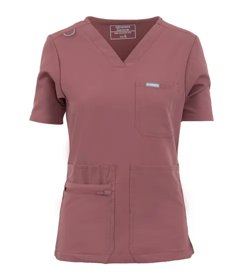 Bluza medyczna damska SCRUBS MYNTS BRUDNY RÓŻ