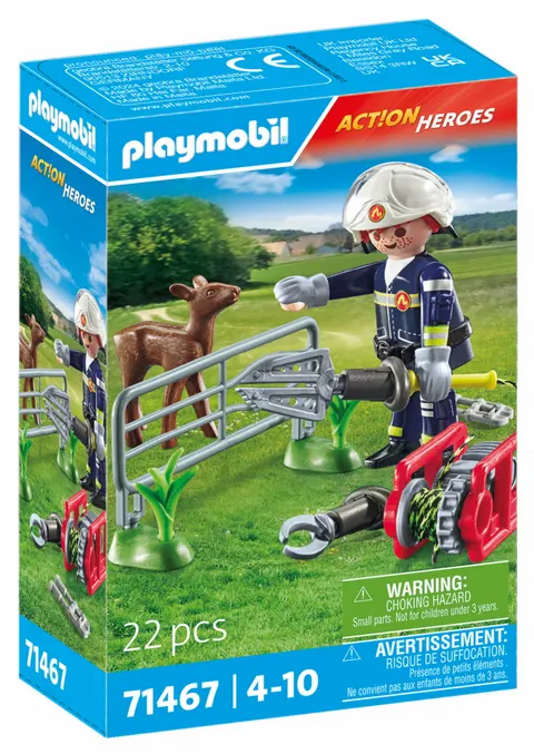 PLAYMOBIL 71467 Straż pożarna Ratowanie zwierząt