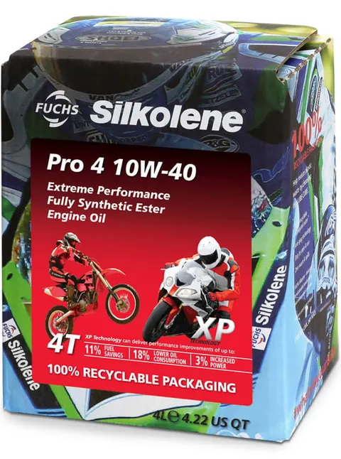 FUCHS Silkolene PRO 4 10W40 XP 4T 4L