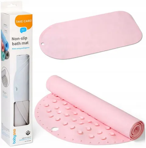 BABYONO mata antypoślizgowa do wanny pod prysznic 70x35