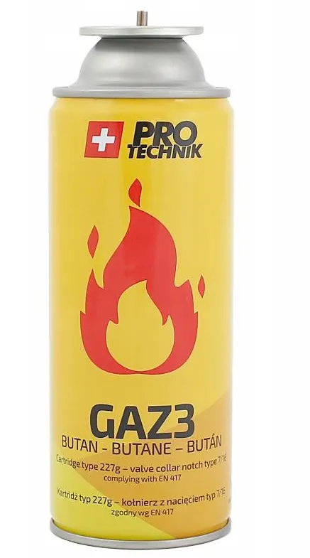 GAZ W BUTLI 227g Z ZAWOREM DO PALNIKÓW