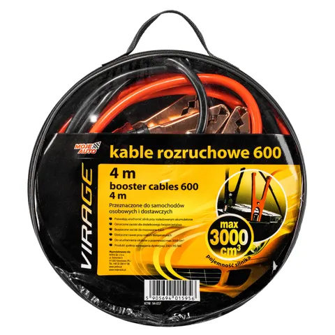 Moje Auto kable rozruchowe 600A 94-037