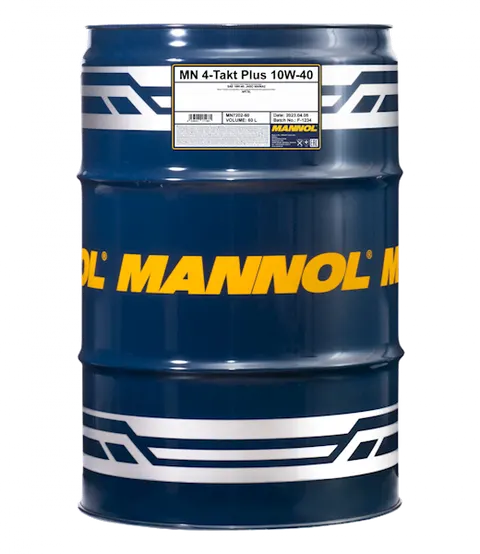 Mannol 7202 4 takt Plus 10W40 MA2 60L