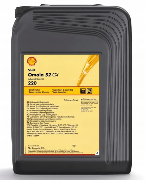Shell Omala S2 GX 220 20L