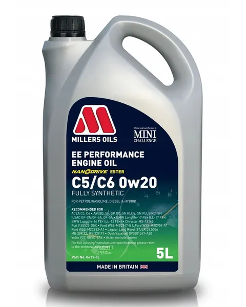 Millers EE Performance C5/C6 0w20 5L 8611-5