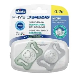 CHICCO SMOCZEK MICRO‘GLOW SIL 0-2M 2 SZT