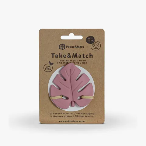 Silikonowy gryzak TAKE&MATCH 701820 Rose
