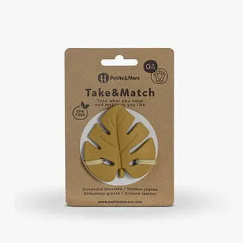 Silikonowy gryzak TAKE&MATCH 701819 OCHRE