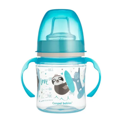 CANPOL KUBEK EASYSTART 120 ZWIERZ.NIEBIESKI