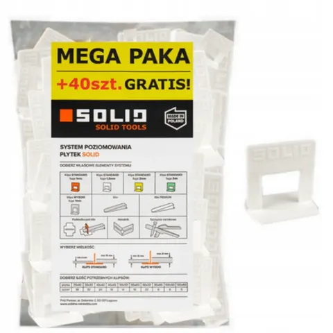 Solid system klipsy 1,5mm 440 szt.