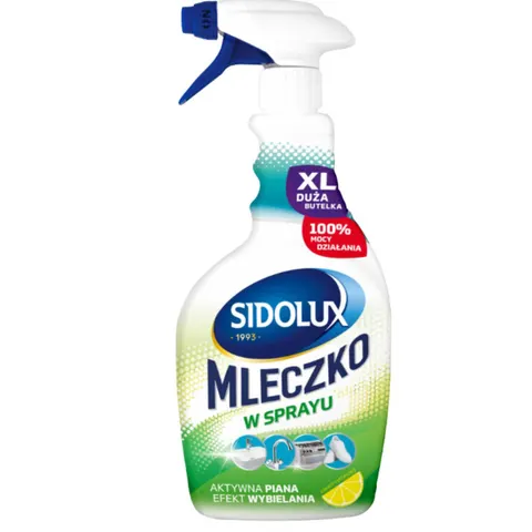 SIDOLUX Mleczko w sprayu CYTRYNOWE, 750 ml