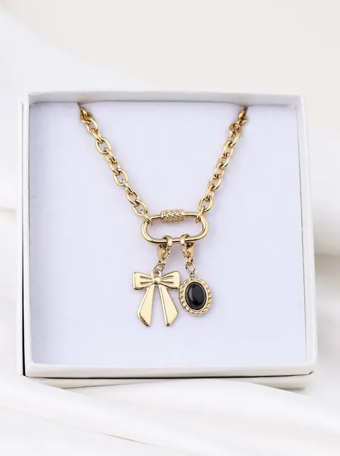 Zestaw Biżuterii Obsidian Bloom