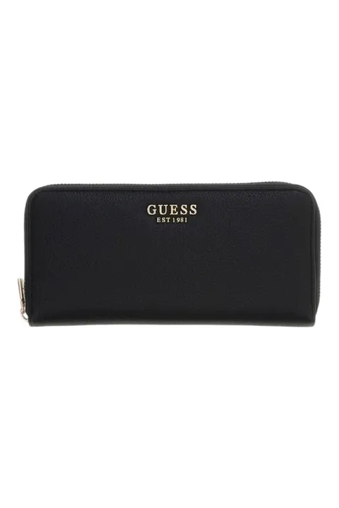 GUESS PORTFEL DAMSKI MELODY SLG LARGE ZIP AROUND CZARNY SWBG9735146 BLA