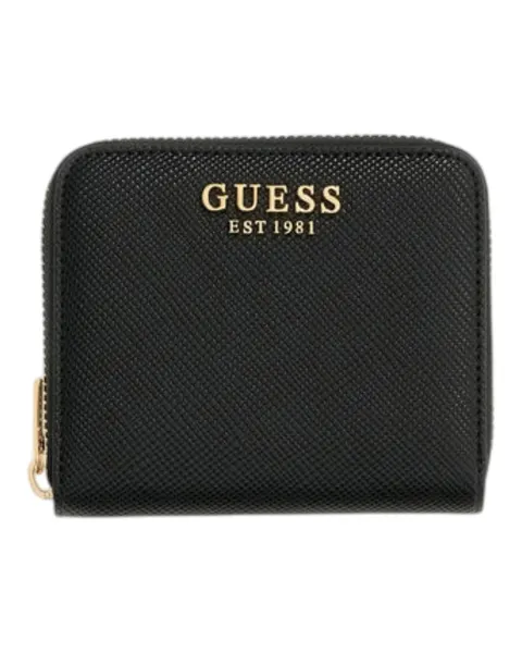 GUESS PORTFEL DAMSKI DANIELLE SLG SMALL ZIP AROUND CZARNY SWZG2227137 BLA