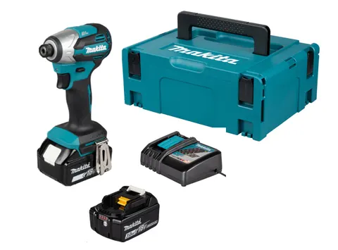 Makita DTD158RFJ Akum. wkrętarka udarowa 18 V LXT 2x 3Ah