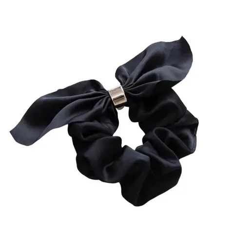 Gumka ring satyna czarna