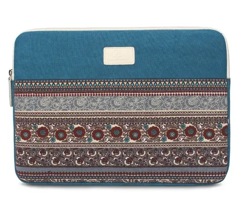 Etui pokrowiec etno style Canvas na laptopa 16 cali (16,4") Kolor: niebieski