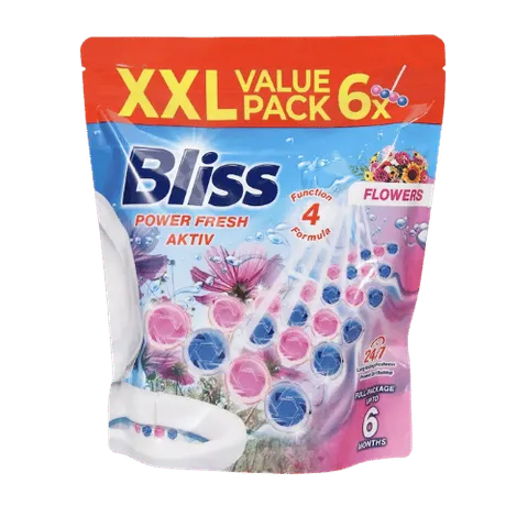 BLISS WC ZAWIESZKI DO WC KWIATOWE 6 X 50 G