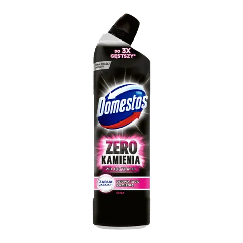 DOMESTOS ŻEL DO WC ZERO KAMIENIA PINK 750 ML