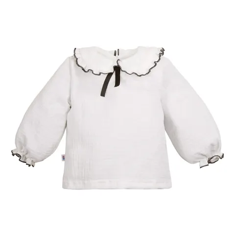 Bluzka dziecięca muślinowa off white