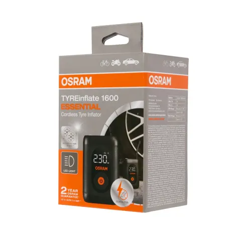 Kompresor samochodowy OSRAM TYREinflate 1600 ESSENTIAL akumulatorowy OTIR1600ESN