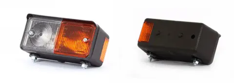 Lampa pozycyjna przednia biała prawa 12/24V WAŚ W-43