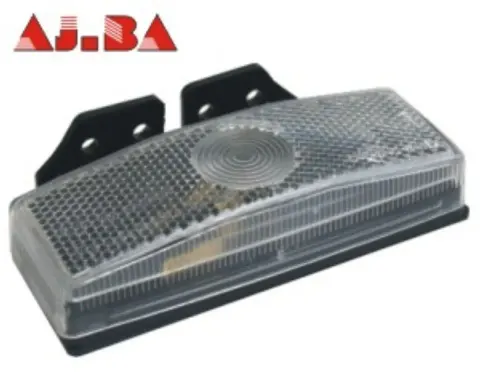 Lampa pozycyjna przednia biała z uchwytem AJBA A-FA82005