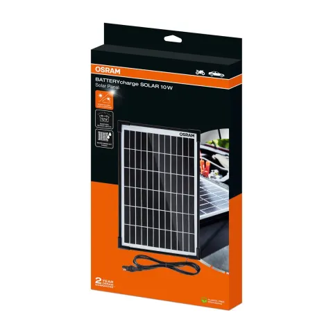 Panel solarny OSRAM BATTERYcharge SOLAR 10W 12V do podtrzymania akumulatora OSP1000