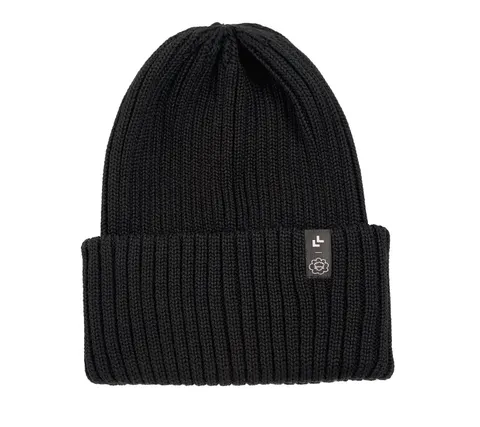 LULLALOVE uniwersalna Czapka Merino - czarna