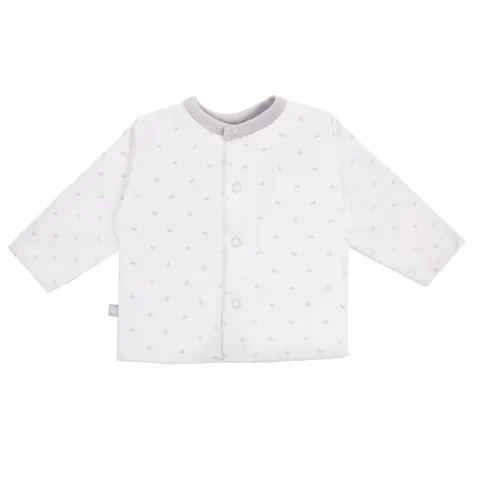Kaftan niemowlęcy kremowy w kokardki