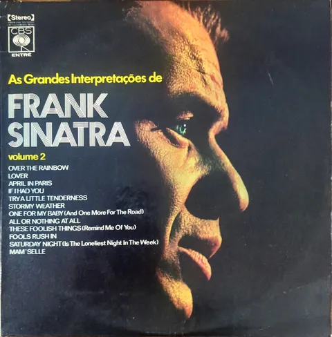 Frank Sinatra: As Grandes Interpretações de Frank Sinatra vol. 2 LP 104294 CBS EX