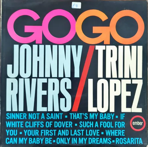 Trini Lopez: Go-Go LP EMB3378 Ember Records EX