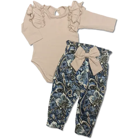 Komplet "Jeans" body i spodnie Gamex